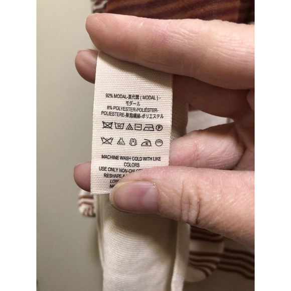 Free People XS Dress Stepping Out Neutral Tunic Shift Scoop Neck OB611688 - Picture 10 of 10